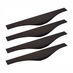 Rab Black 4 Pieces Matte Finish Drawer Handle-6