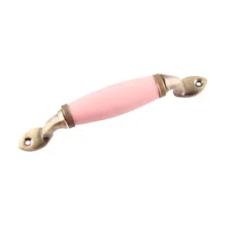 Indianshelf Pink Cylinder Shape Ceramic Door Handle-11