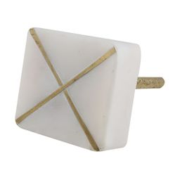 Indianshelf White 6 Pieces Wooden Knob Holders-37