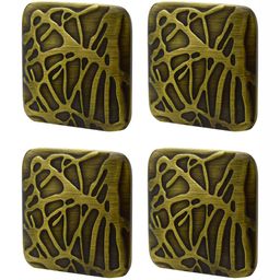 Rab Gold Toned 4 Pieces Zinc Matte Finish Anti-Tarnish Drawer Handle-image-40