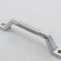 Rab Silver Toned Glossy Finish Zinc Drawer Handle-11