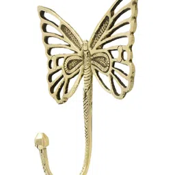 Indianshelf Yellow Butterfly Wall Hooks Key Holder-55