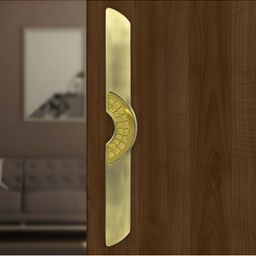 Plantex Gold Toned Textured Brass Door Holder-image-37
