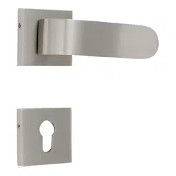 Indianshelf Grey Square Mortise Door Lock Handle Set-picture-13