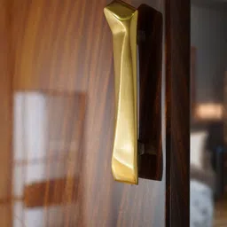 Folkstorys Golden Metal Tana Wardrobe Door Handle-image-13