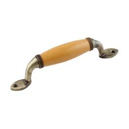 Indianshelf Mustard Yellow & Beige Antique Door Handles-38