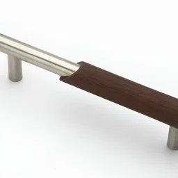 Rab Brown & Silver Toned Glossy Finish Drawer Handle-8