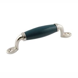 Indianshelf Green & Grey Ceramic Small Door Handles-44