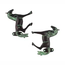 Indianshelf Black & Green Horse Shaped Door Handle-image-73
