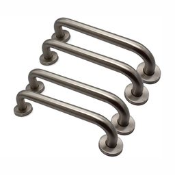Rab Silver Toned 4 Pieces Finish Anti Tarnish Door Handles-image-0