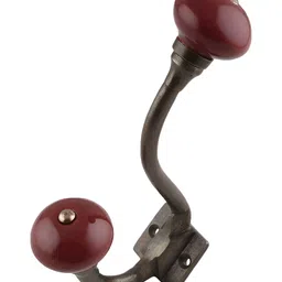 Indianshelf Red Wall Hooks Key Holder-image-17