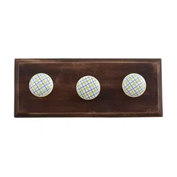 Indianshelf Green & Brown Rack Wall Hooks-image-64