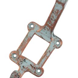 Indianshelf Gold Toned Antique Hay Wall Hooks Key Holder-image-47