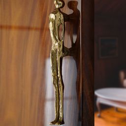 Folkstorys Men Gold-Coloured Ancient Wardrobe Door Handle-12