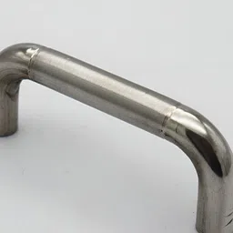 Rab Silver Toned Matte Finished Stainless Steel Door Handle-image-88