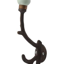 Indianshelf Green Ceramic Tree Wall Hooks Key Hooks Key Holder-image-61