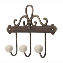 Indianshelf Cream Ceramic Wall Hooks Key Holder-image-91