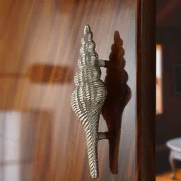 Folkstorys Silver-toned Textured Door Knob-image-25