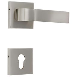 Indianshelf Grey Square Mortise Door Handle Set-picture-14