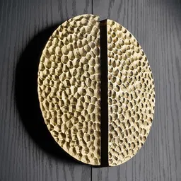 Folkstorys Gold-Toned Textured Wardrobe Door Handle-53