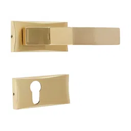 Indianshelf Beige Rectangle Mortise Door Lock Handle Set-image-43