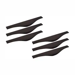 Rab Black 6 Pieces Matte Finished Aluminium Drawer Handles-10