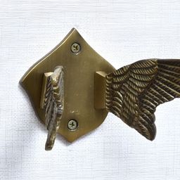 Indianshelf Beige Eagle Wing Shape Antique Aluminium Wall Hook-image-22