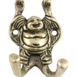 Indianshelf Beige Laughing Buddha Wall Key Holder-picture-21