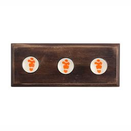 Indianshelf Orange-Coloured Fish Wall Hooks Key Holder-16