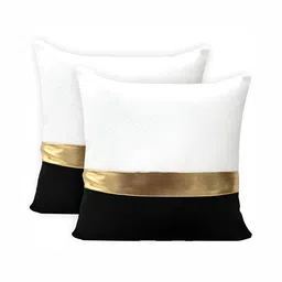 BIRD WING Black 2 Pieces Square Cotton Cushion Covers-picture-35