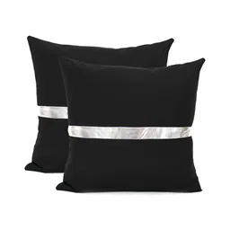 BIRD WING Black 2 Pieces Square Cushion Covers-picture-10