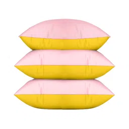 BIRD WING Yellow Pink 3 Pieces Square Cushion Covers-picture-18