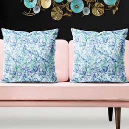 ArtzFolio White 5 Pieces Abstract Printed Square Cushion Covers-image-80