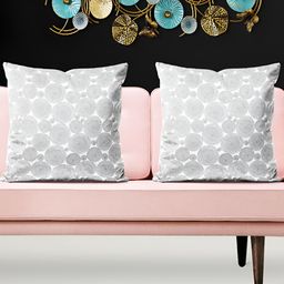 ArtzFolio Black & White 5 Pieces Printed Square Cushion Covers-image-71