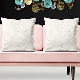 ArtzFolio White 5 Pieces Square Cushion Covers-image-52