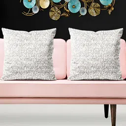 ArtzFolio White 5 Pieces Abstract Printed Square Cushion Covers-image-66