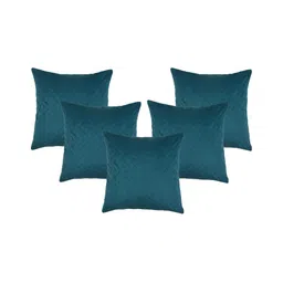 RRC Green 5 Pieces Velvet Square Cushion Covers-picture-22