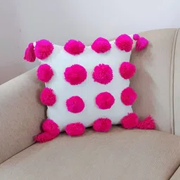 THROWPILLOW White & Pink Square Cushion Covers-image-51