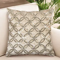 NISRAG HOME GoldToned Geometric SEQUENCE FOOTBALL Velvet Cushion Covers-image-48