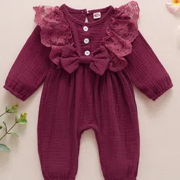 StyleCast Girls Self Designed Ruffles Rompers-image-12