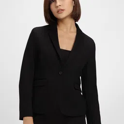 FOREVER 21 Single-Breasted Notched Lapel Blazers-picture-47