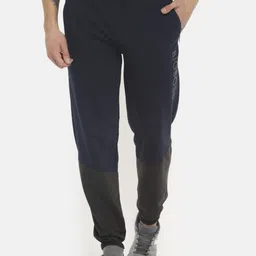 Dollar Men Navy Blue Solid Athleisure Joggers-image-17
