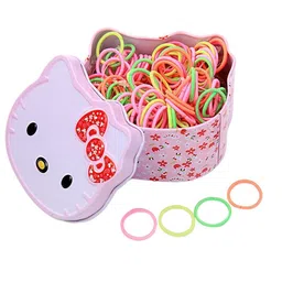 Shining Diva Fashion Girls Set Of 100 Ponytail Holders-image-78