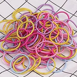 SYGA Girls Set of 100 Ponytail Holders-21