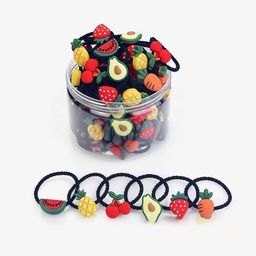 Shining Diva Fashion Girls Set Of 30 Ponytail Holders-43