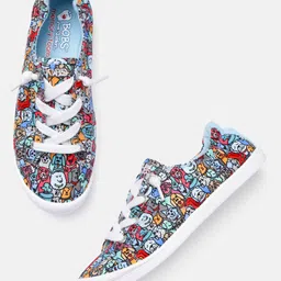 Skechers Women BEACH BINGO WOOF PACK Printed Sneakers-41