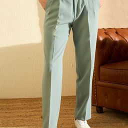 DENNISON Men Baggy Fit Pleated Trousers-picture-21
