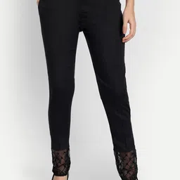 Moda Rapido Women Embellished Smart Slim Fit Culottes Trousers-picture-42