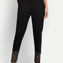 Moda Rapido Women Embellished Smart Slim Fit Culottes Trousers-picture-13