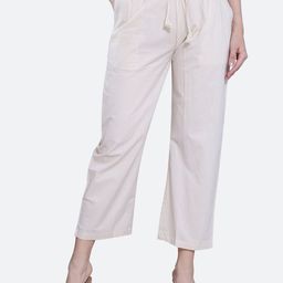 FCK-3 Women Relaxed High-Rise Pure Cotton Culottes-image-26